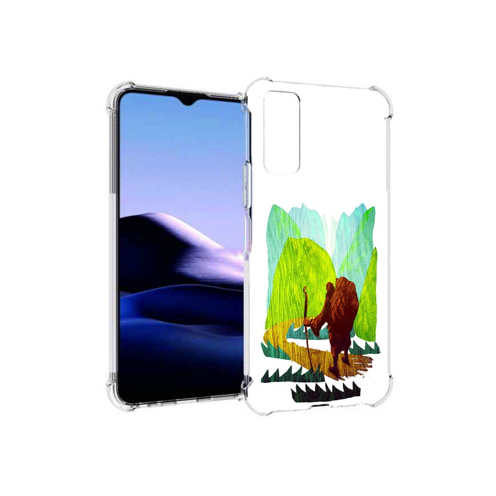 

Чехол MyPads Tocco для Vivo Y20 Лесная тропа (PT154038.379.106), Прозрачный, Tocco