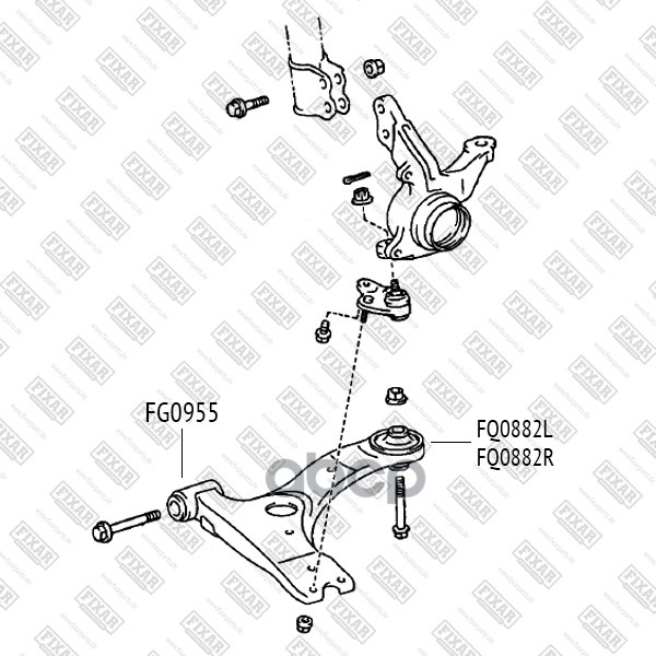 

Сайлентблок FIXAR FG0955