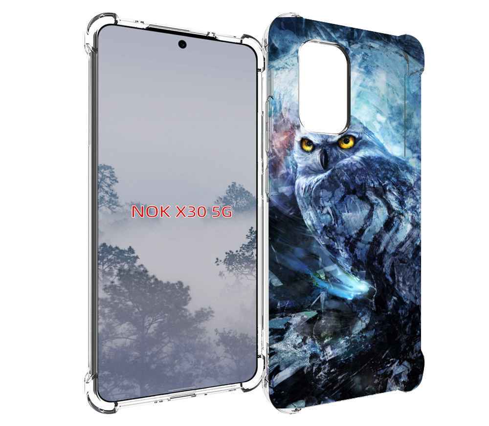 

Чехол MyPads замороженная-сова для Nokia X30 5G, Tocco