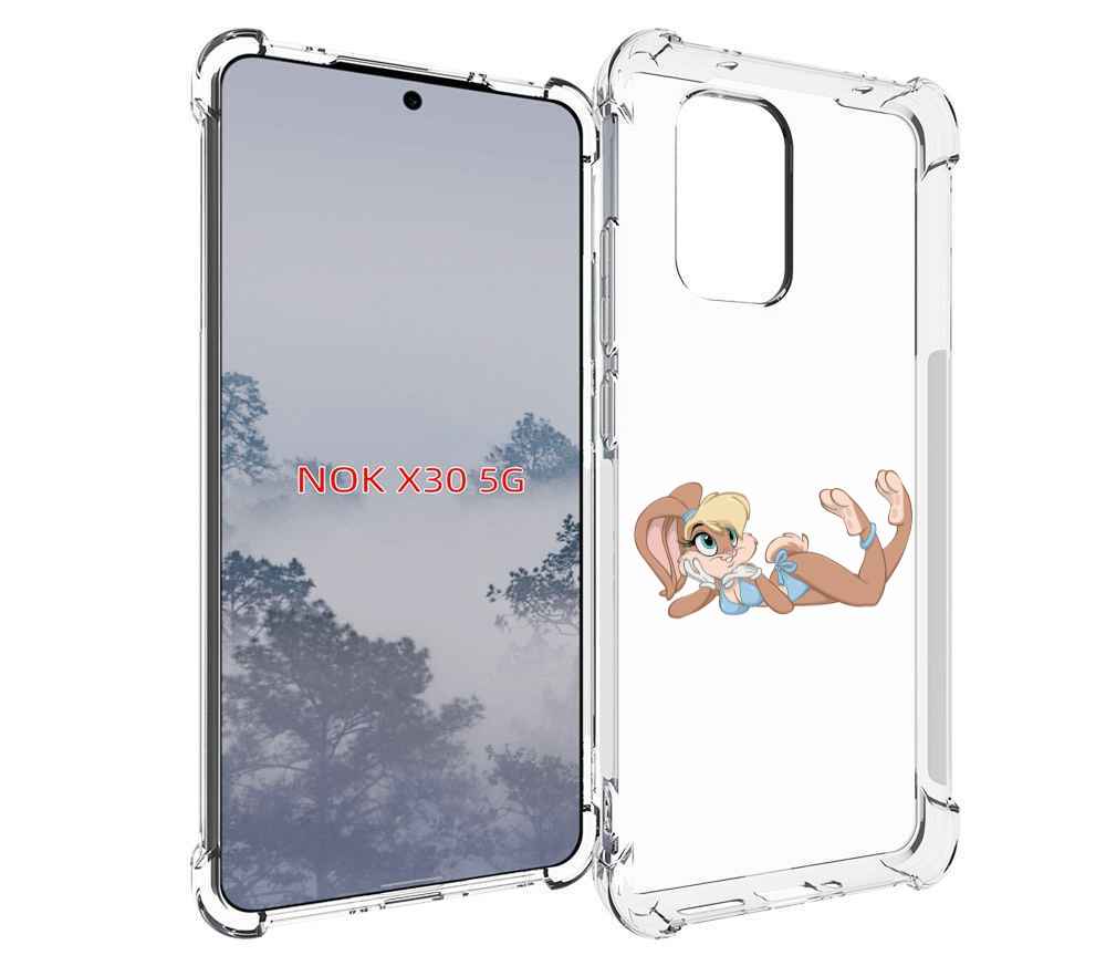 

Чехол MyPads зайка-в-купальнике для Nokia X30 5G, Tocco