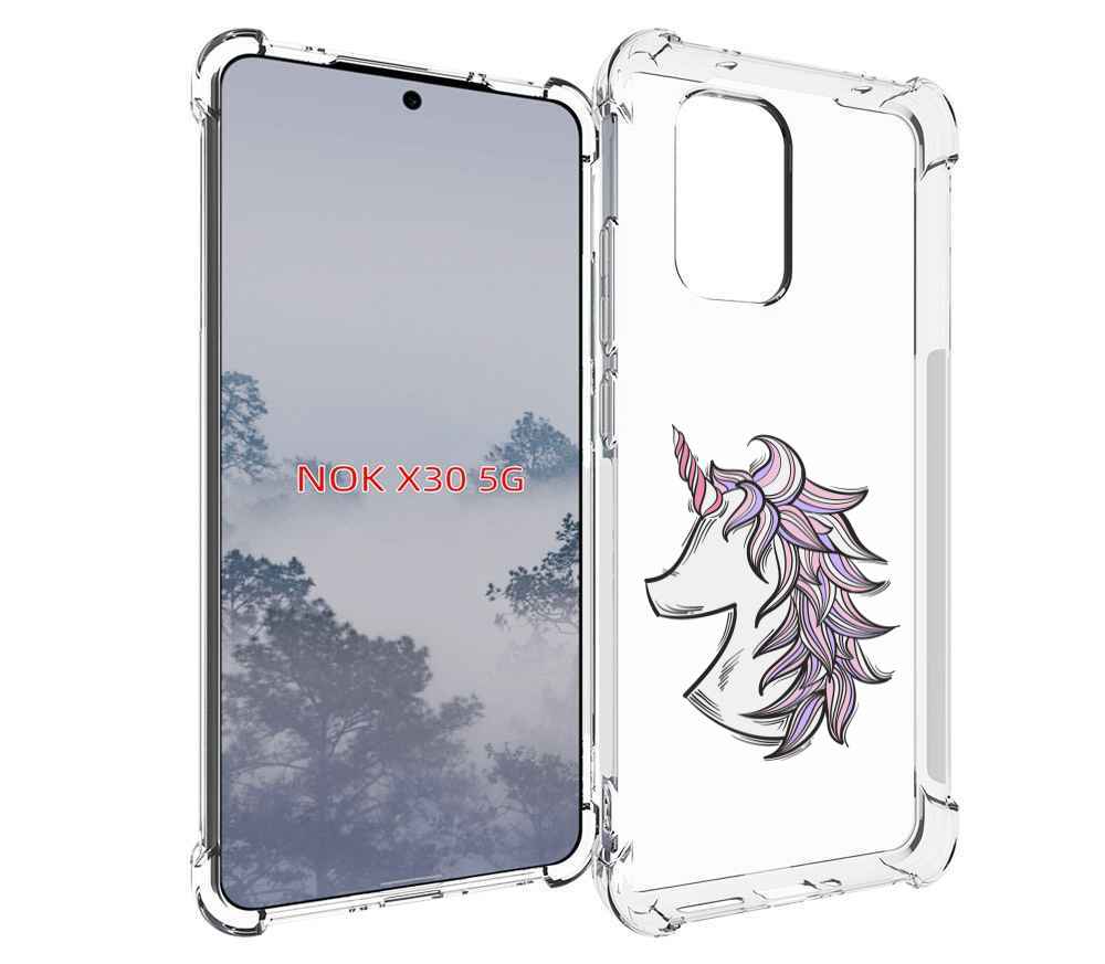 

Чехол MyPads единорог-рисунок для Nokia X30 5G, Tocco