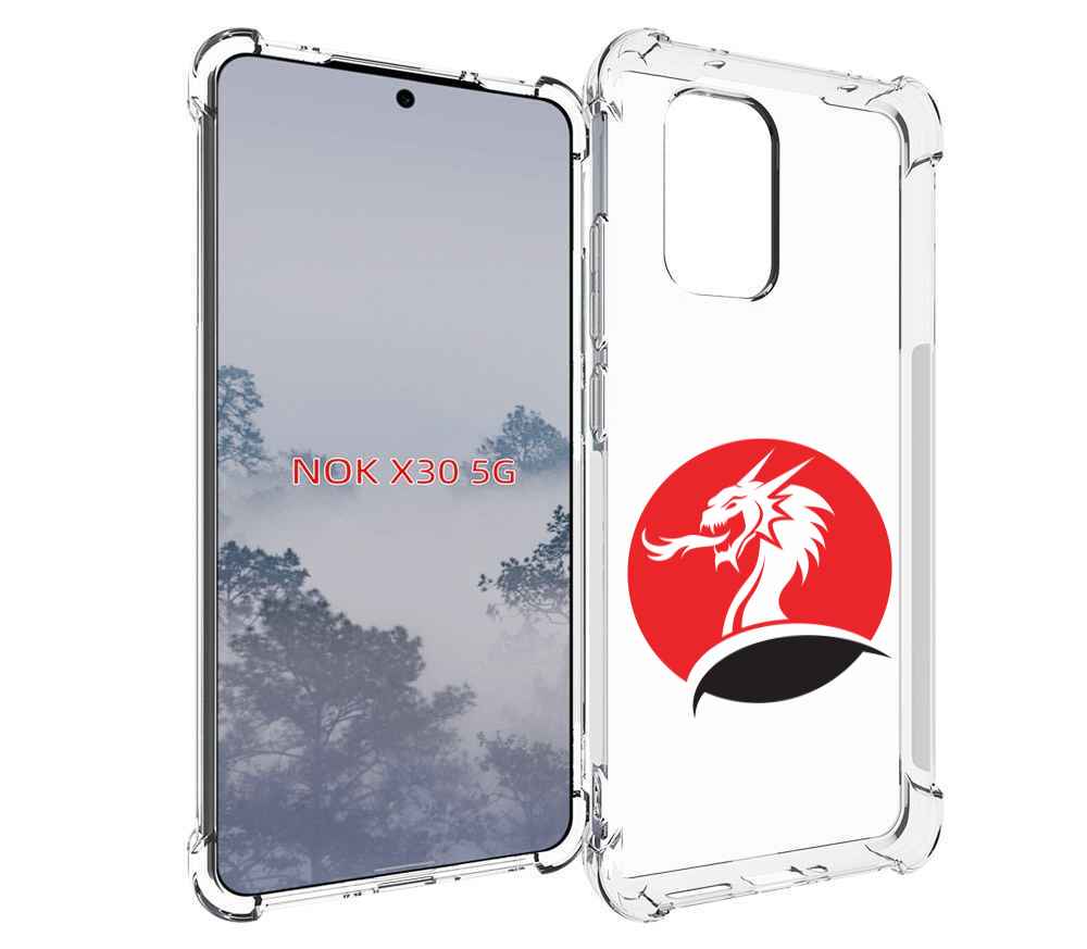

Чехол MyPads дракон-рисунок для Nokia X30 5G, Tocco