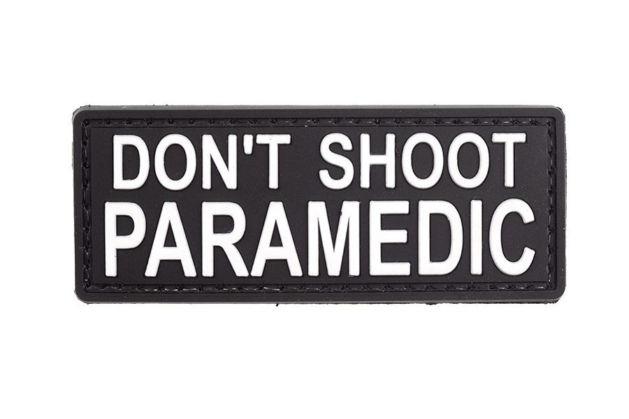 

Патч TeamZlo Paramedic Dont shoot ПВХ (TZ0154), Черный