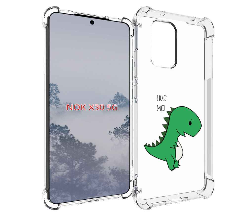

Чехол MyPads динозаврик для Nokia X30 5G, Tocco