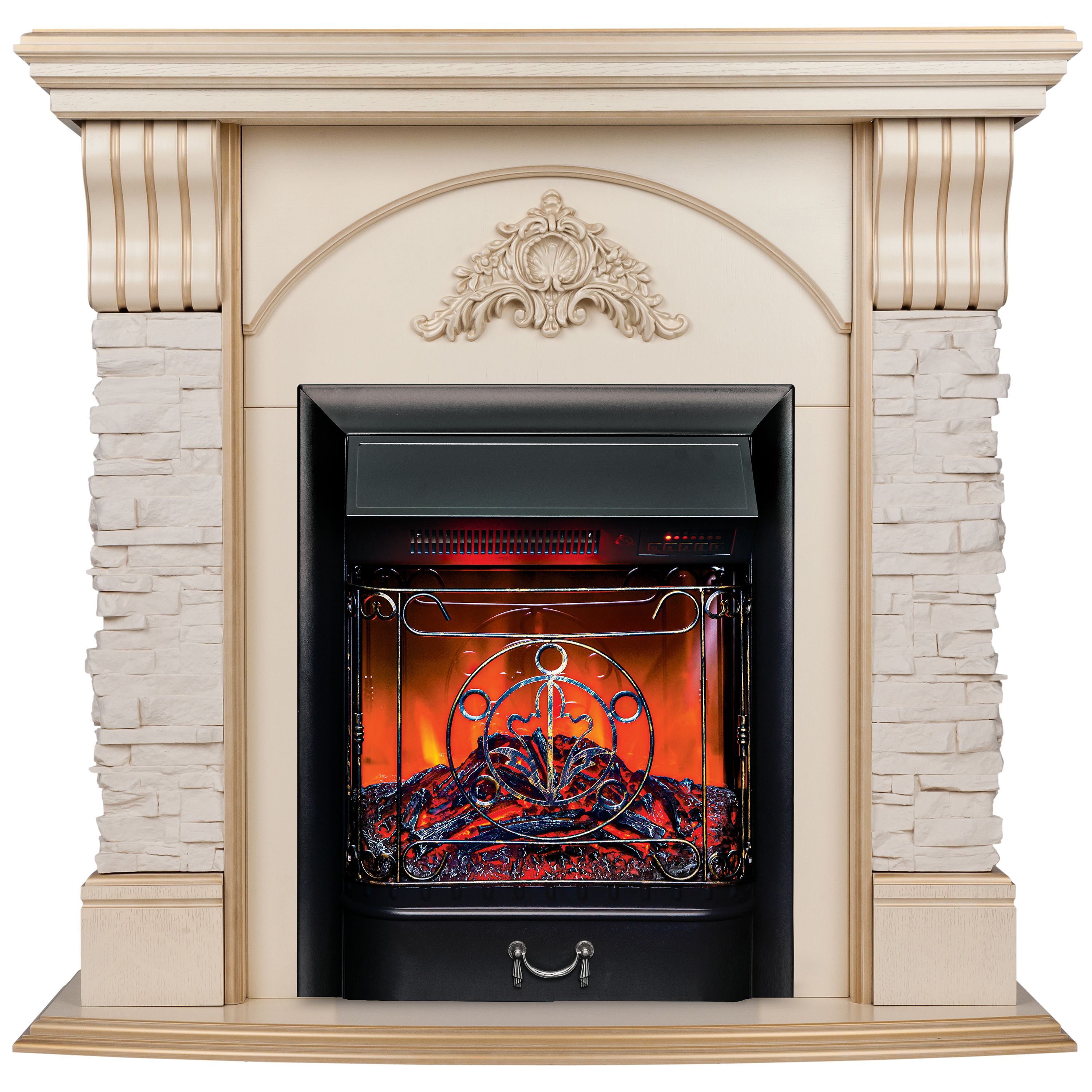 

Электрокамин RealFlame Athena STD/EUG WT-619G с очагом Majestic Lux Black, ATHENA STD/EUG WT-619G с очагом Majestic Lux Black