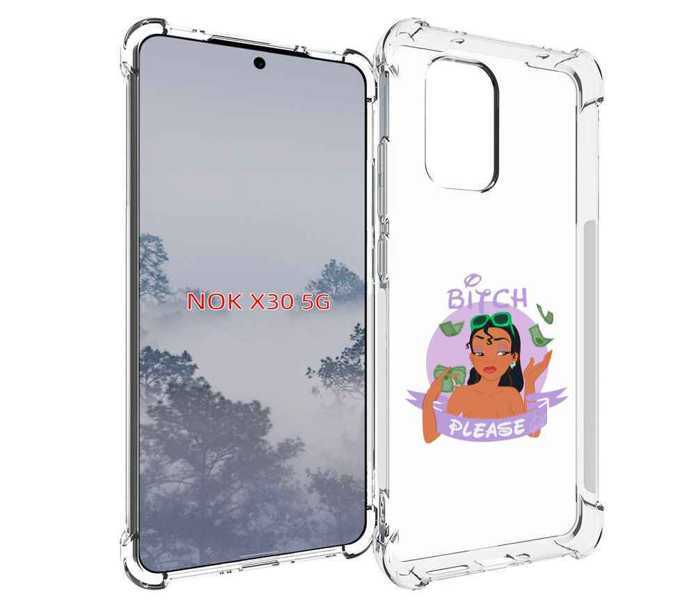 

Чехол MyPads деньги-пожалуйста женский для Nokia X30 5G, Tocco