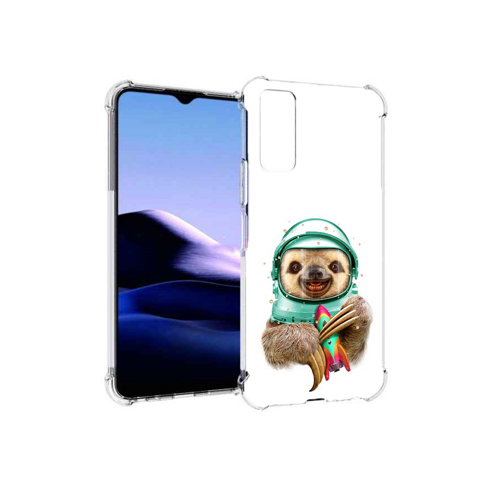 

Чехол MyPads Tocco для Vivo Y20 Ленивец астронавт (PT154038.379.104), Прозрачный, Tocco