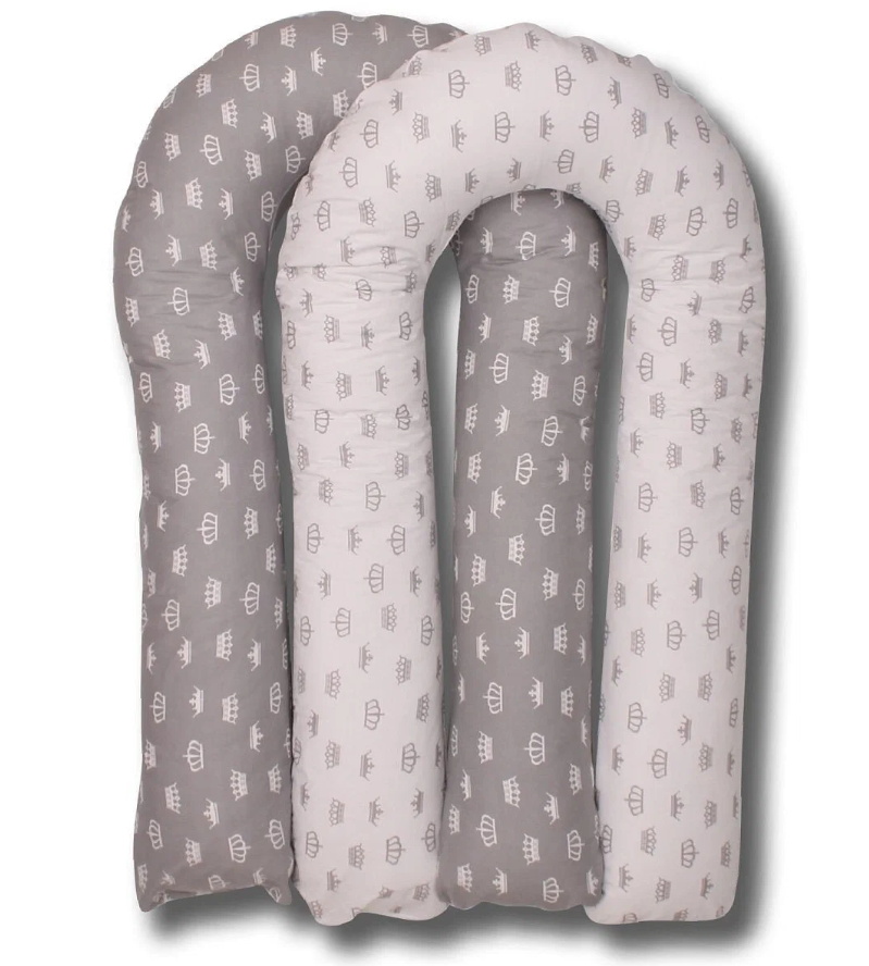 

Наволочка Body Pillow на подушку для беременных в форме U 340х35 см, мятный, Зеленый