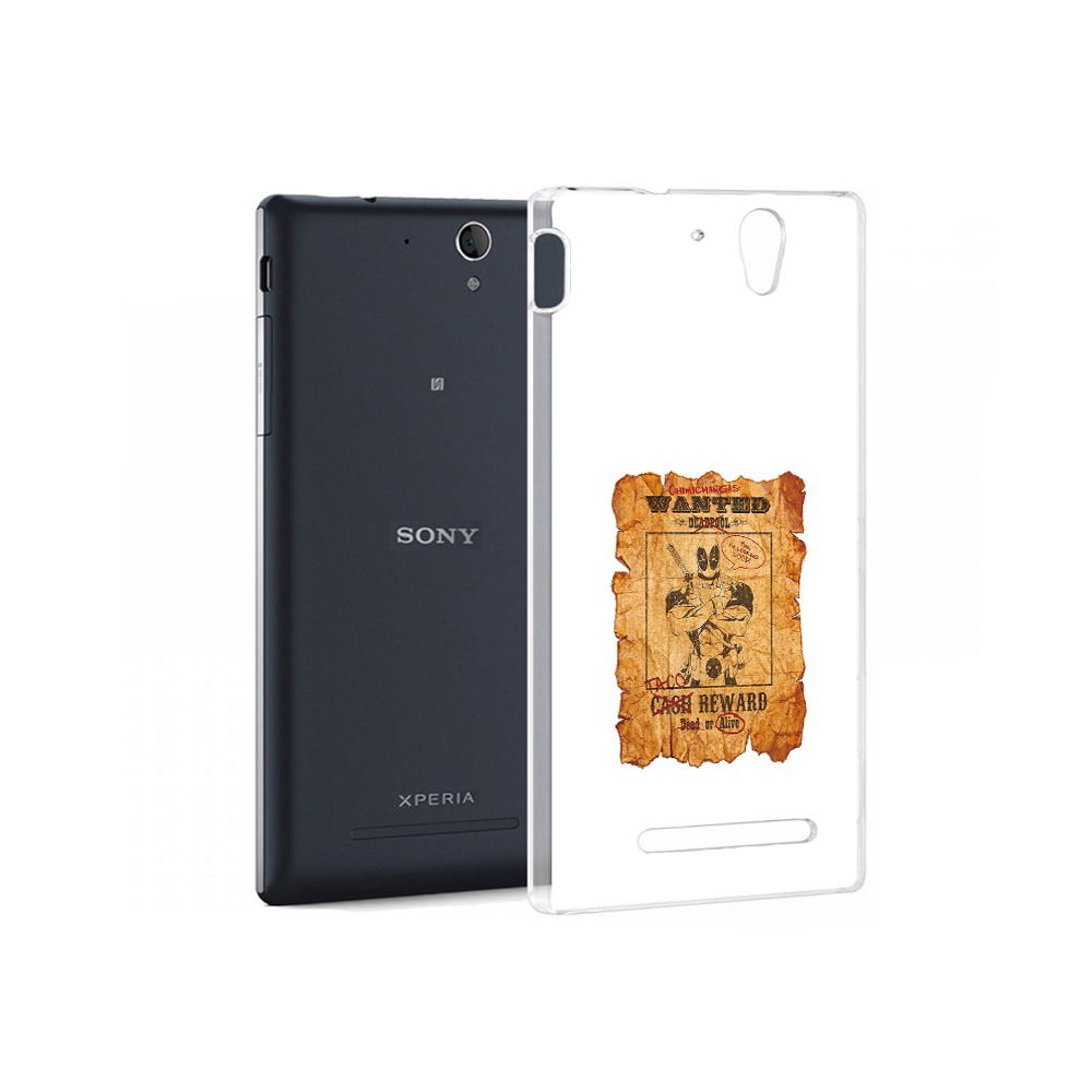 

Чехол MyPads Tocco для Sony Xperia C3 дедпул (PT18760.251.317), Прозрачный, Tocco