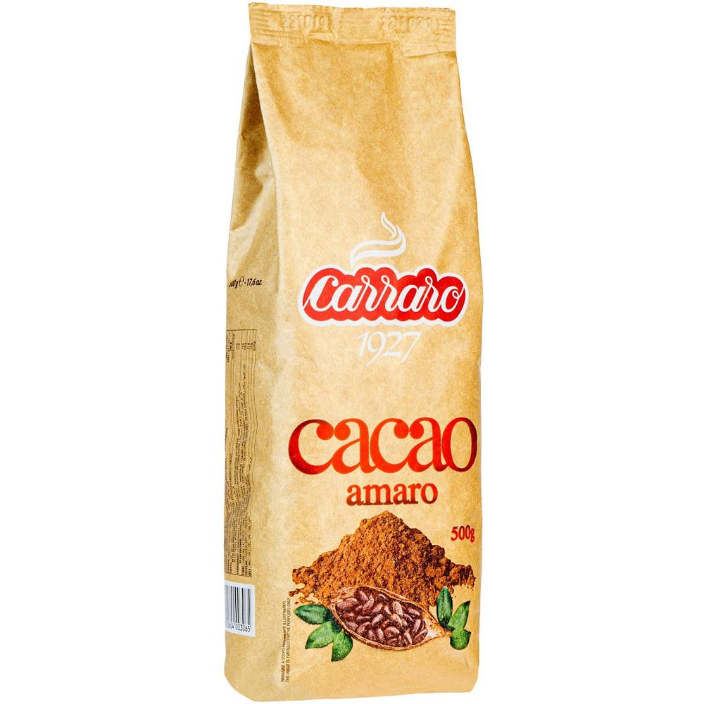 фото Какао carraro cacao amaro, 500 г