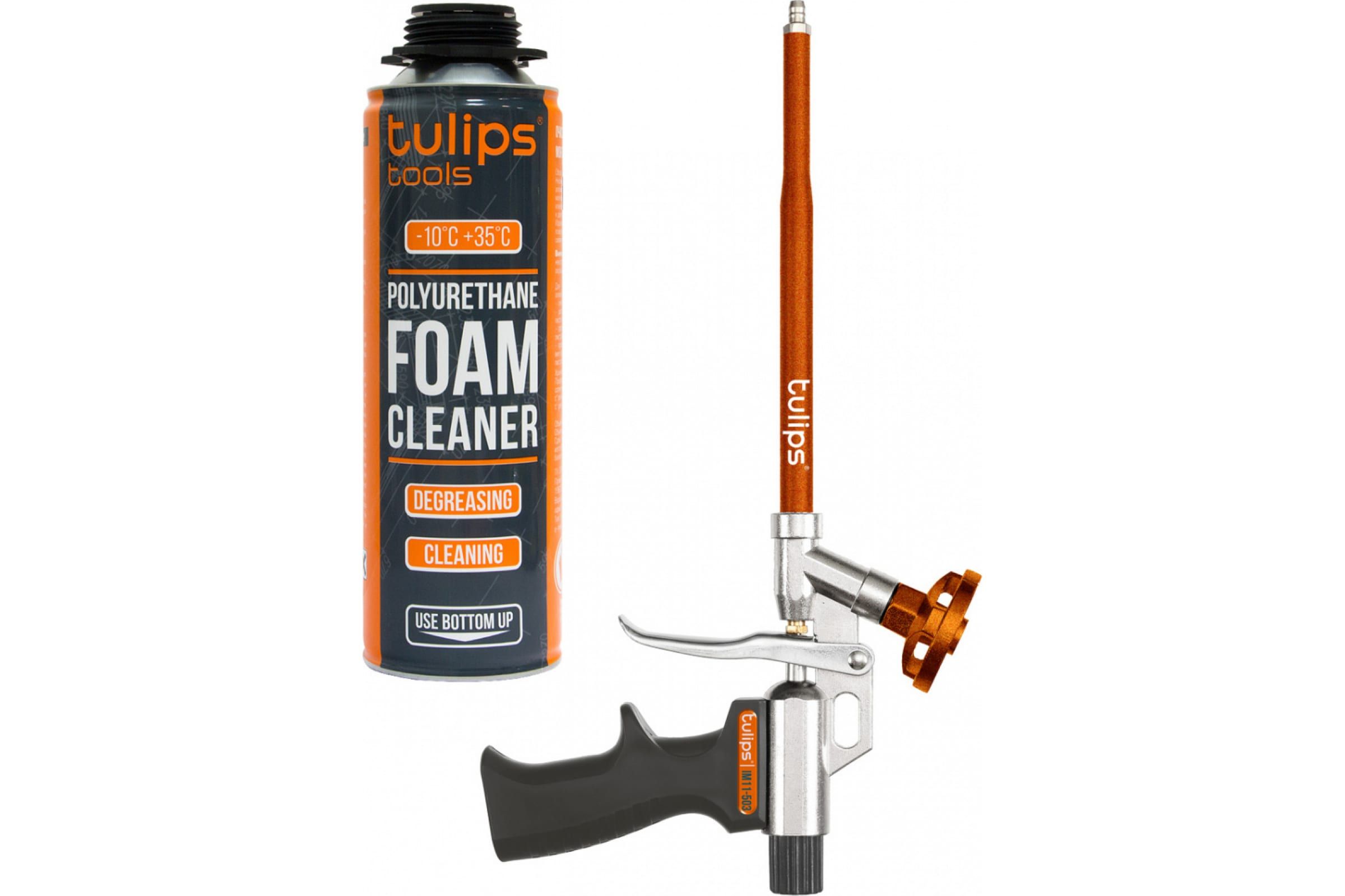 Tulips tools Пистолет для монтажной пены , тефлон Art + очиститель IM11-513