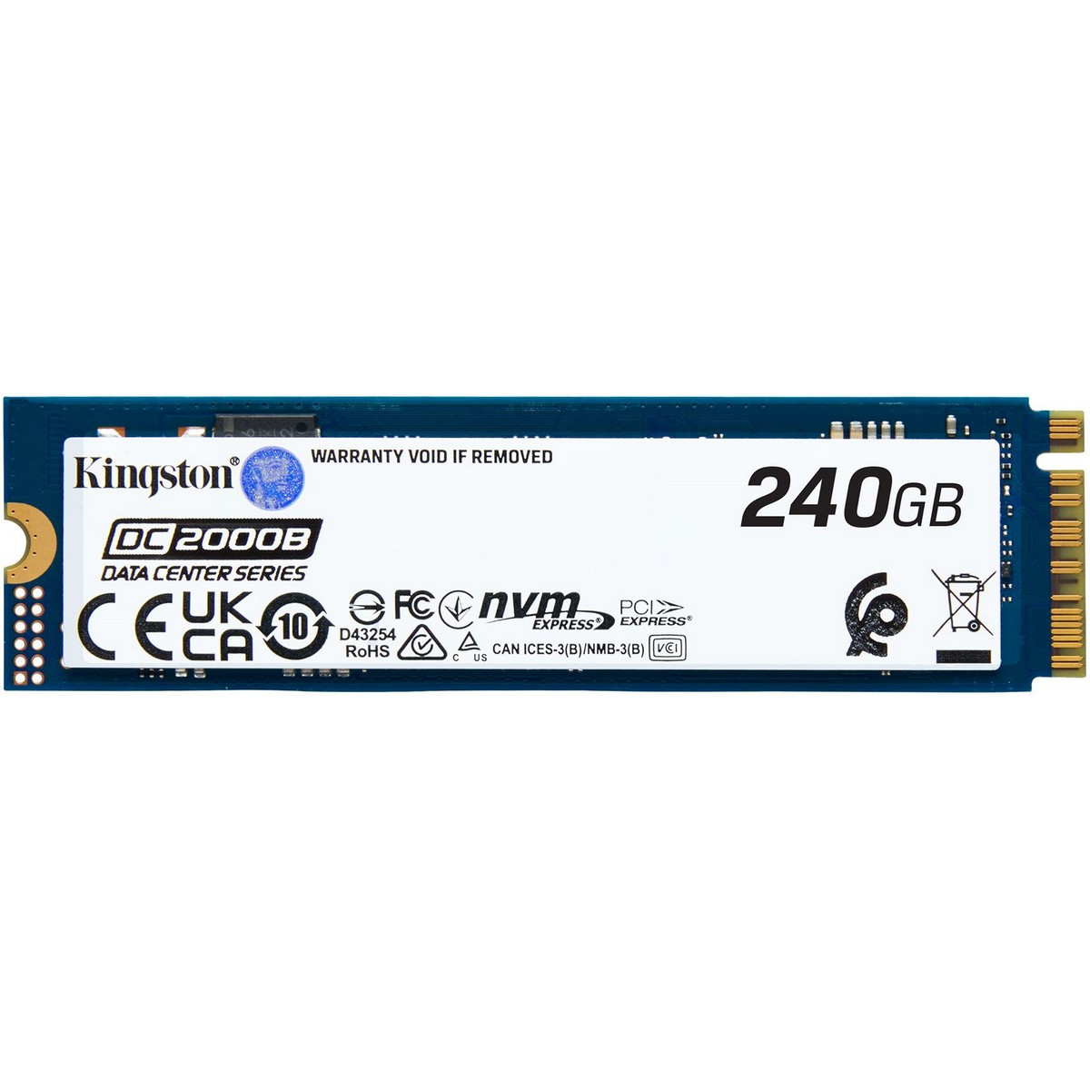 

SSD накопитель Kingston DC200 M.2 2280 240 ГБ (SEDC2000BM8/240G), DC200