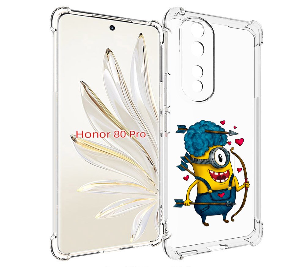 

Чехол MyPads Миньон купидон для Honor 80 Pro, Прозрачный, Tocco
