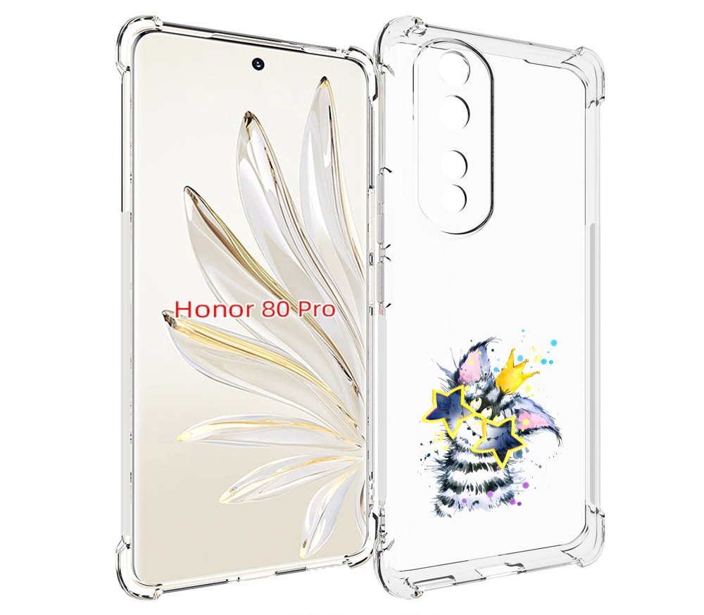 

Чехол MyPads Мартовский Нуся для Honor 80 Pro, Прозрачный, Tocco