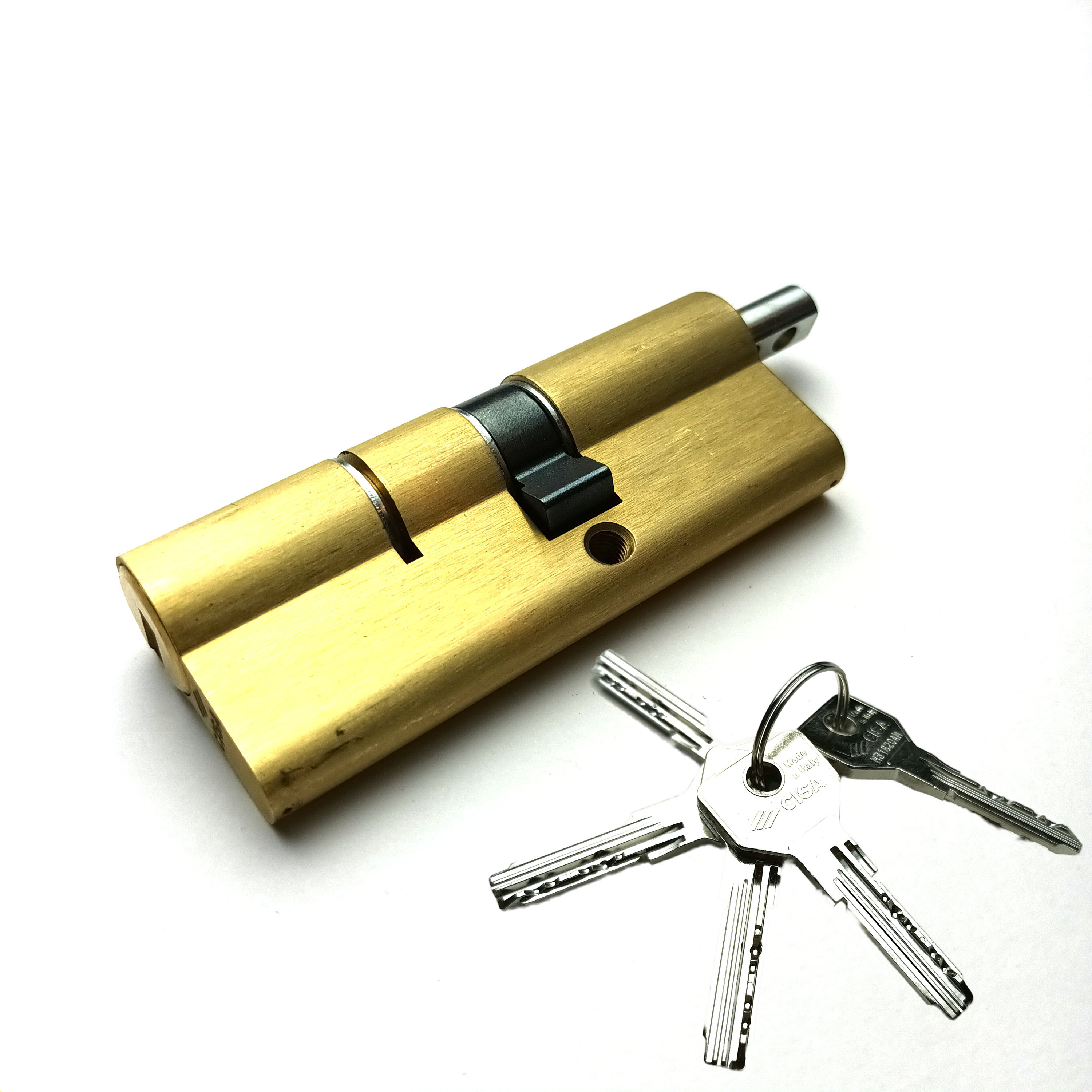

Цилиндровый механизм Cisa Asix OE302 L80:45*35, Золотистый