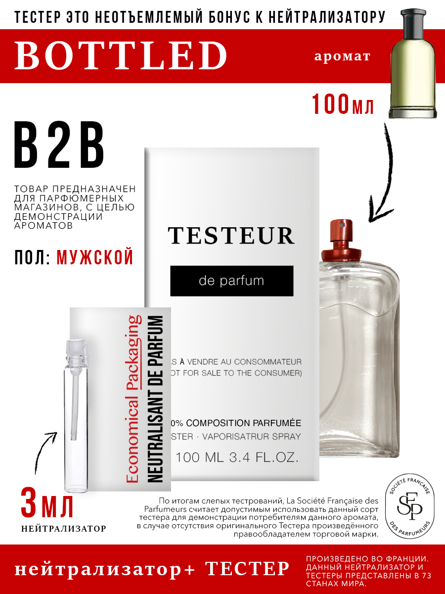 Нейтрализатор Economical Packaging+Бонус Testeur Bottled мужской