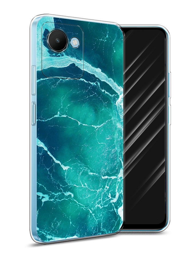 

Чехол Awog на Realme C30S 4G "Изумрудный океан", Голубой;синий, 2511650-4