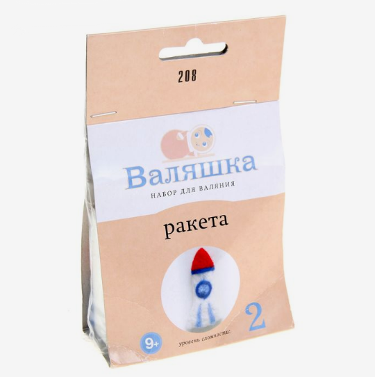 

Набор для валяния Валяшка Ракета 5308