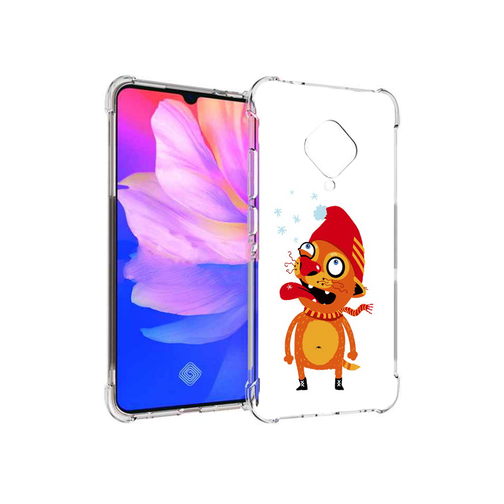 

Чехол MyPads Tocco для Vivo V17 Зимний кот (PT147343.378.88), Прозрачный, Tocco