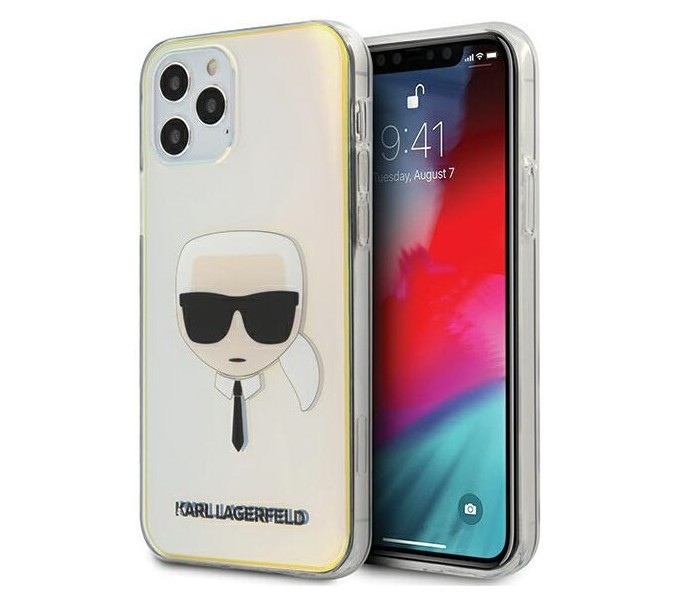 фото Чехол cg mobile karl lagerfeld iphone 12/12 pro радужный