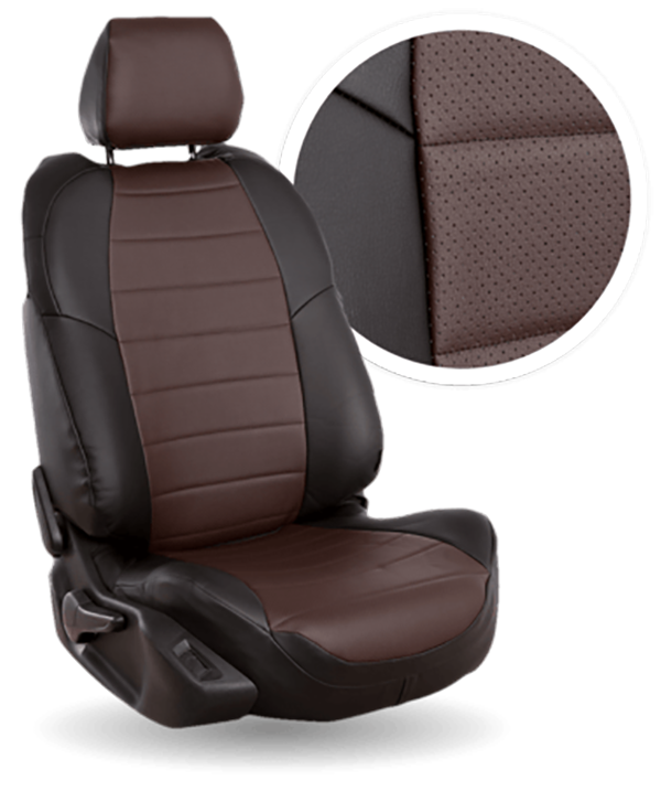 

Авточехлы Автопилот Hyundai Solaris II Sd / Kia Rio IV Экокожа / Черный + Шоколад