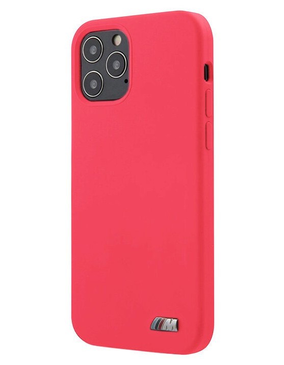 фото Чехол cg mobile bmw m-collection liquid silicone iphone 12/12 pro красный