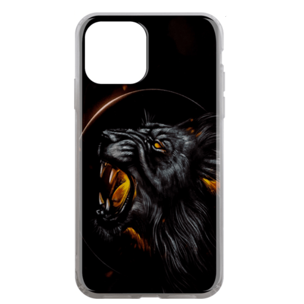 фото Чехол для iphone 12 pro max с рисунком "lupus" nobrand