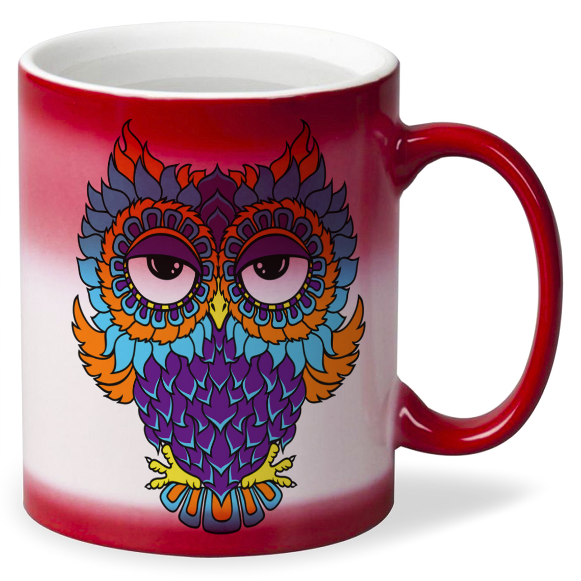 

Кружка CoolPodarok Животные Разноцветная сова