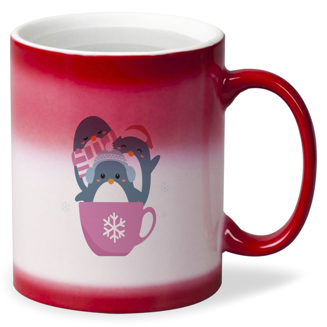 

Кружка CoolPodarok Дети. Три пингвина в чашке