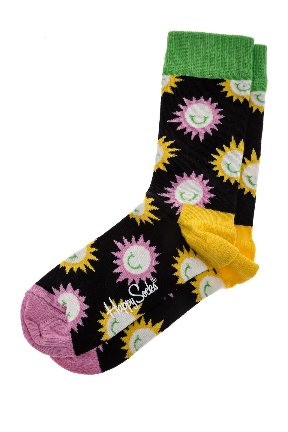 

Носки мужские Happy Socks SMS01 черные 41-46 EU, Разноцветный, SMS01