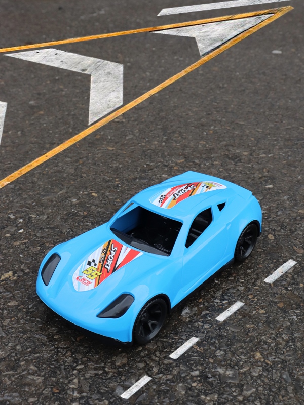 

Машинка Turbo "V" голубая, Синий, И5848РК