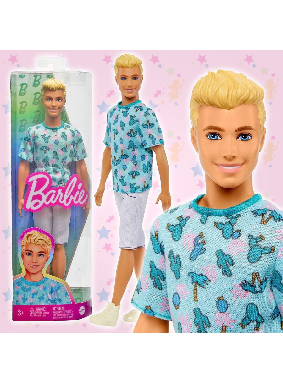 Кукла Barbie Кен Блондин, стиль Кактус, 30 см