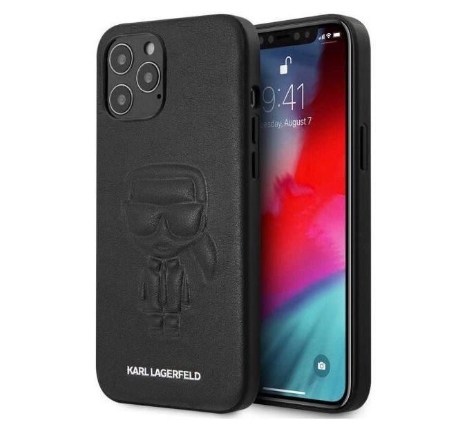 фото Чехол cg mobile karl lagerfeld ikonik iphone 12 pro max черный