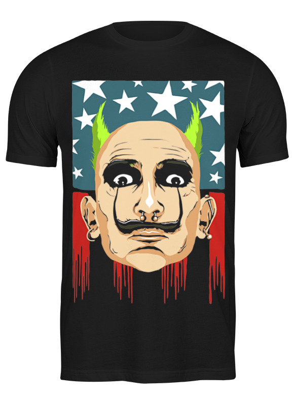 

Футболка мужская Printio Сальвадор дали 2365473 черная M, Черный, Сальвадор дали 2365473