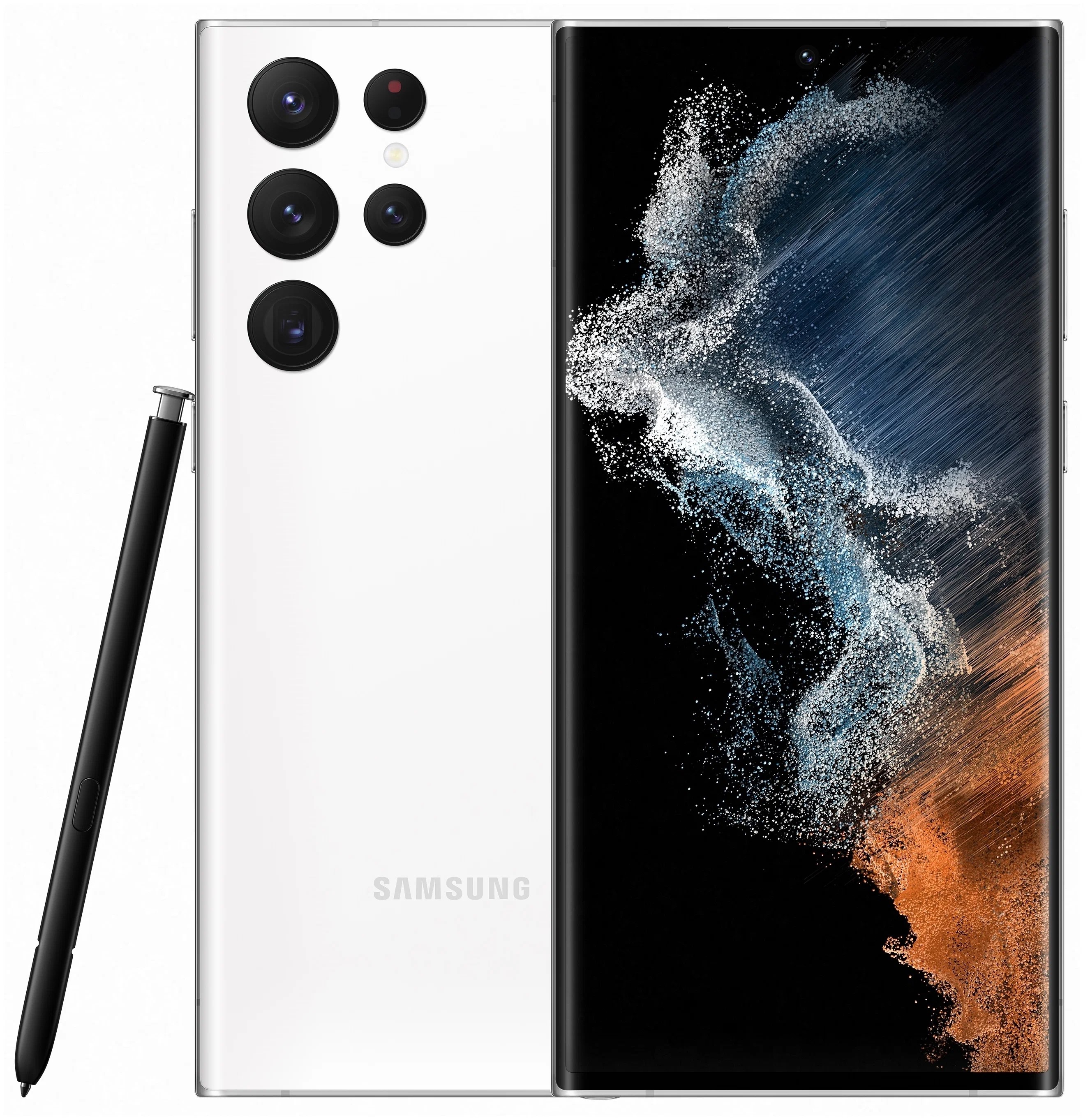

Смартфон Samsung Galaxy S22 Ultra SM-S908B 12/512 ГБ Белый фантом EU