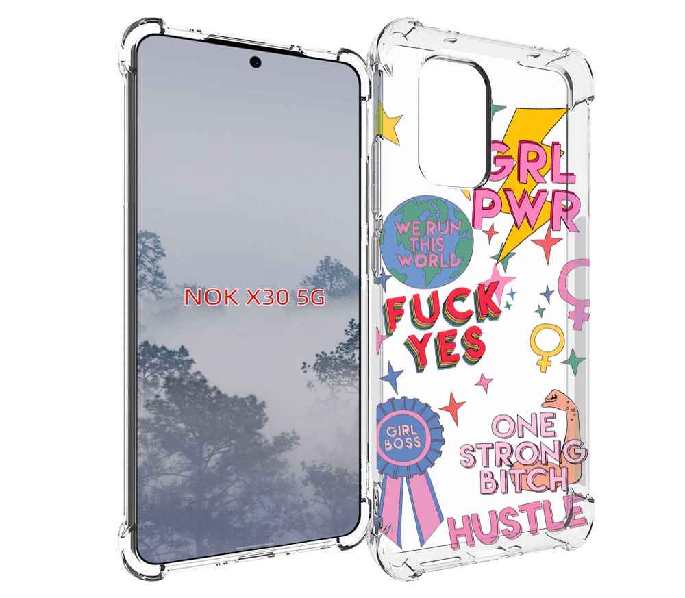 

Чехол MyPads девушки-боссы женский для Nokia X30 5G, Tocco