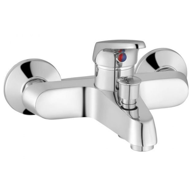 фото Смеситель для ванны с душем aquanet round handle sd90701