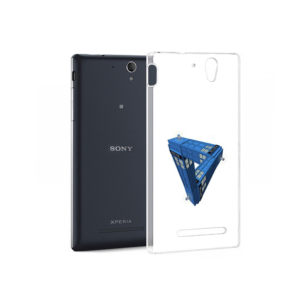 

Чехол MyPads Tocco для Sony Xperia C3 головолока абстракция (PT18760.251.291), Прозрачный, Tocco