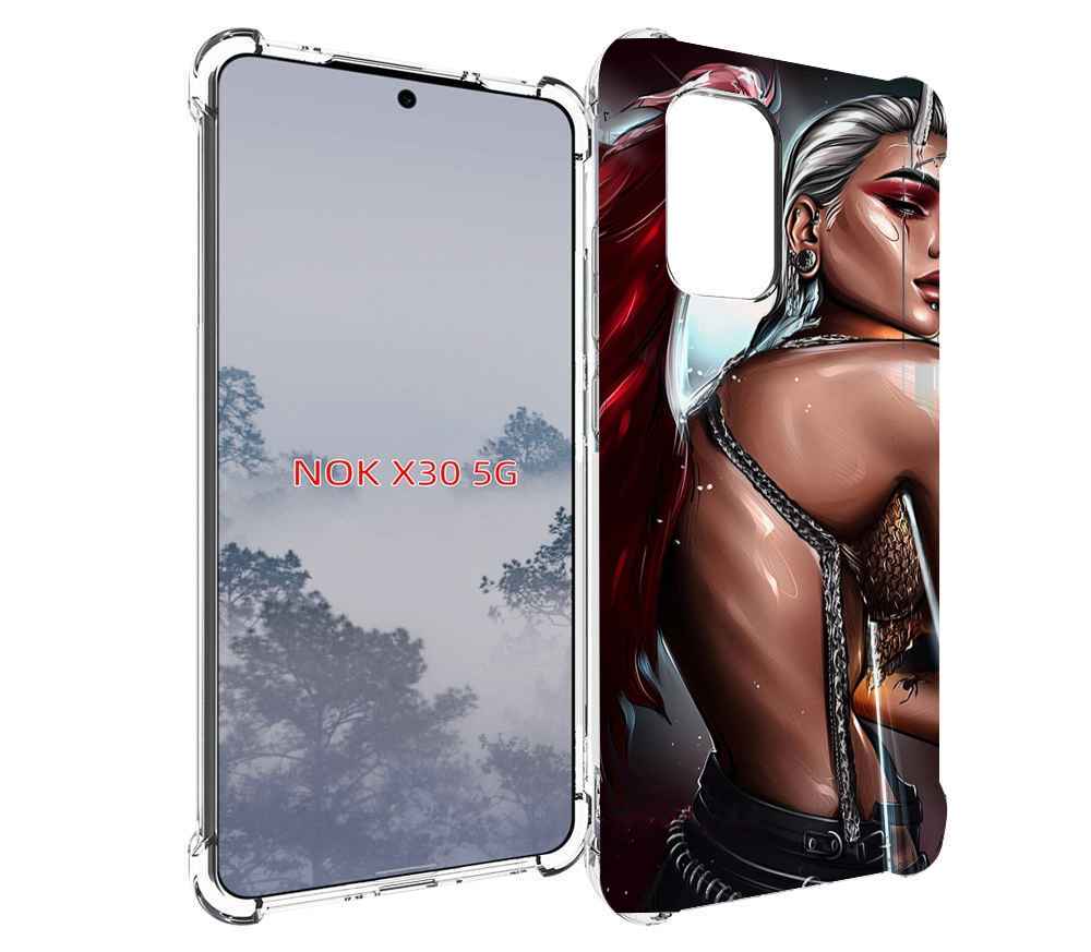 

Чехол MyPads девушка-с-крыльями женский для Nokia X30 5G, Tocco