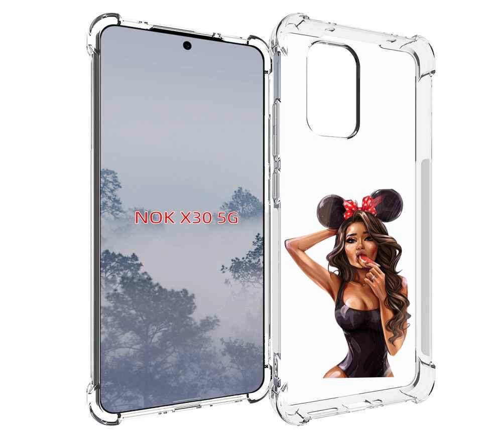 

Чехол MyPads девушка-с-грейпфрутом женский для Nokia X30 5G, Tocco