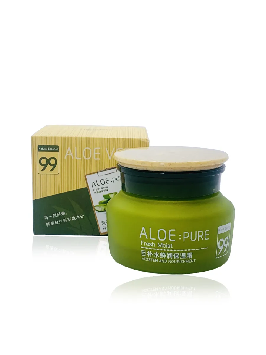 фото Увлажняющий крем для лица hanmei aloe vera с экстрактом алое вера,110 гр.