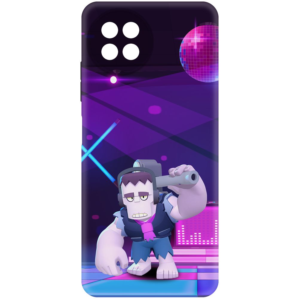 Чехол-накладка Krutoff Soft Case Brawl Stars - Фрэнк для Itel S23 черный