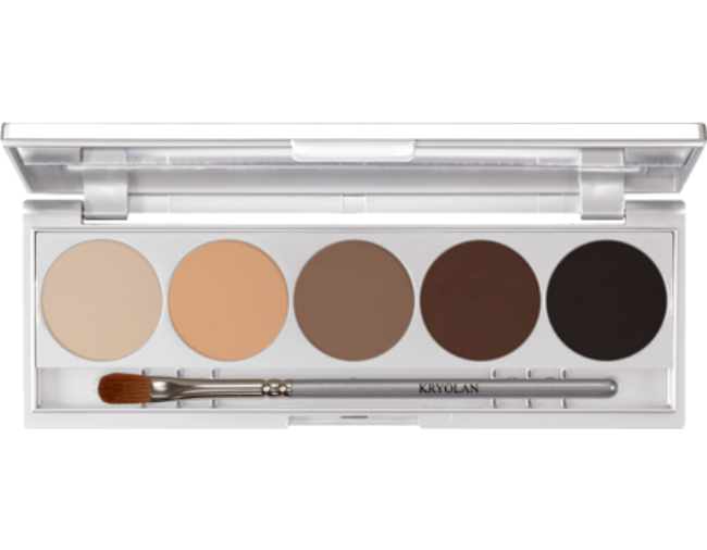

Палитра теней для век Kryolan 5 colors, тон Madrid, 7,5 г