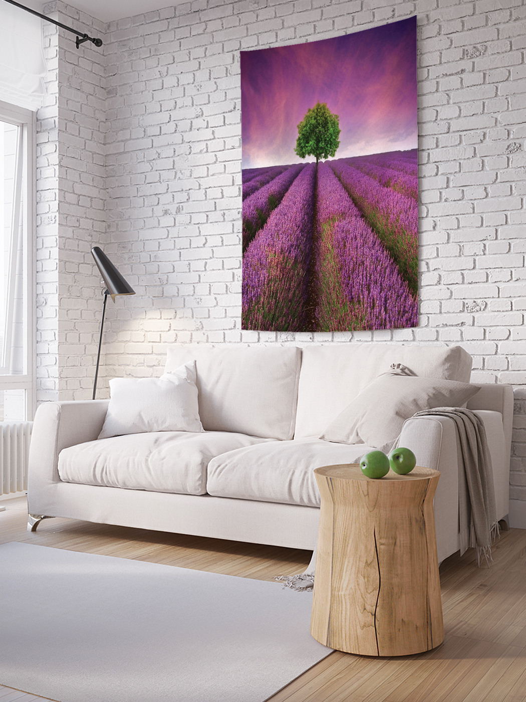 

Вертикальное фотопанно на стену JoyArty Цветочные грядки 150x200 см, Цветочные грядки