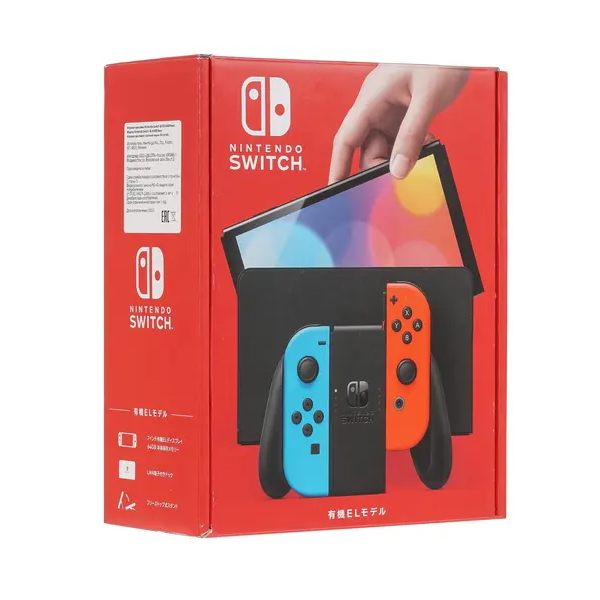 

Игровая приставка Nintendo Switch OLED 64 Гб Neon, Синий;красный, Switch OLED