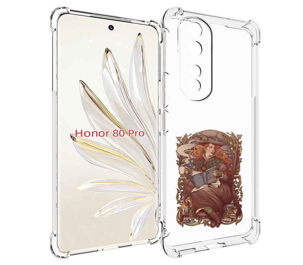 

Чехол MyPads Женские_126 для Honor 80 Pro, Прозрачный, Tocco