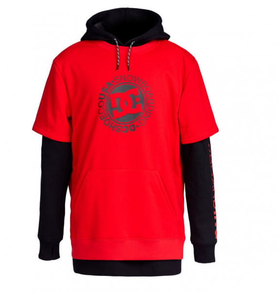

Худи мужское DC SHOES ADYFT03300 красное M, ADYFT03300