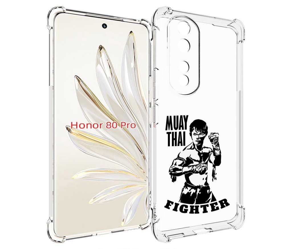 

Чехол MyPads Единоборства муайтай для Honor 80 Pro, Прозрачный, Tocco