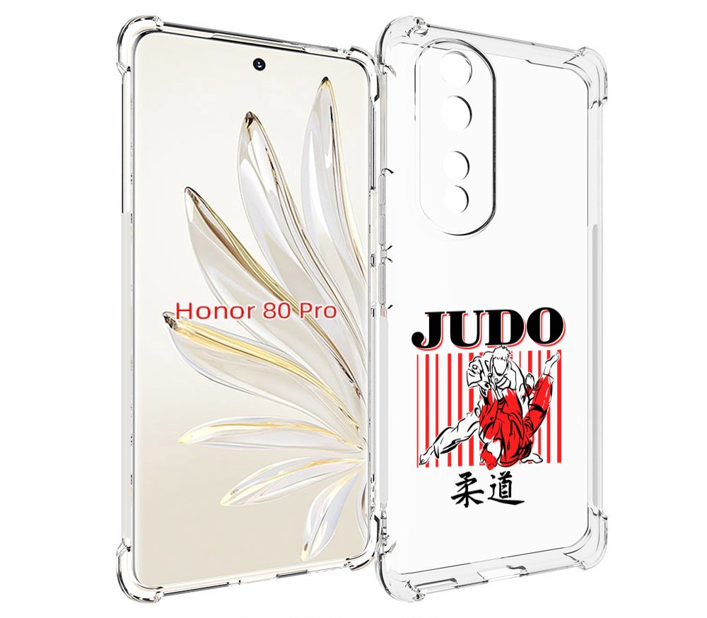 

Чехол MyPads Дзюдо для Honor 80 Pro, Прозрачный, Tocco