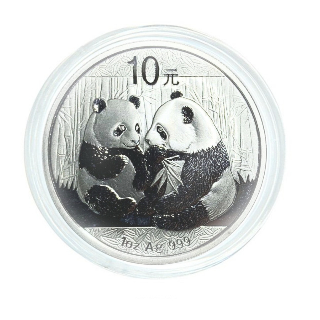 

Инвестиционная серебряная монета 10 юаней в капсуле Панда, Китай, 2009 PF